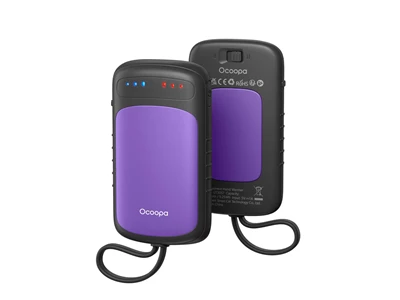 Ocoopa UT5 DuoHeat (Twin Pack) 2x2500mAh 二合一充電暖手器  (紫色) #DCUT3057-03