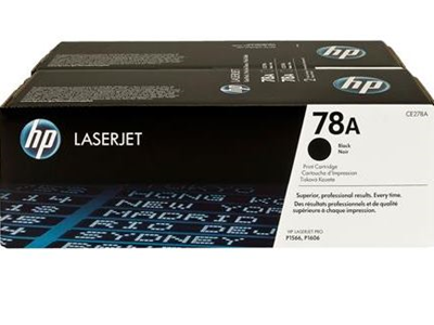 HP 78A TwinPack Black Toner Cartridge #CE278aD