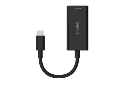 Belkin Connect USB-C 轉 HDMI 2.1 轉換器 (支援8K, 4K, HDR) #AVC013btBK