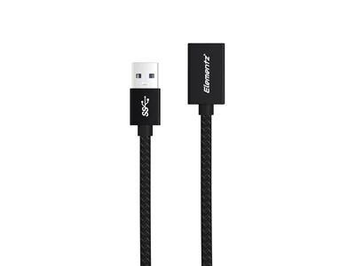 Elementz 6.6ft/2metre Usb-A to Usb-A-Female Usb3.2 Extension Cable #UMF-32-200