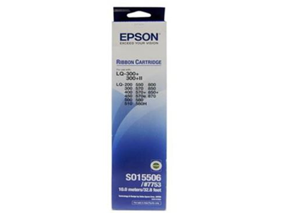 Epson 7753 Black Ribbon Cartridge #C13s015506