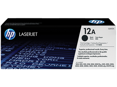 HP 12A Black Toner Cartridge #Q2612A