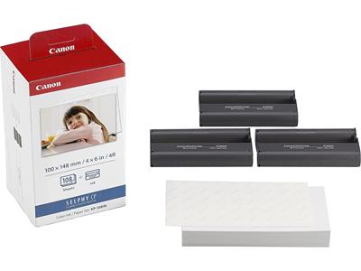 Canon KP-108iN 4R Value Pack Color ink and Paper Set