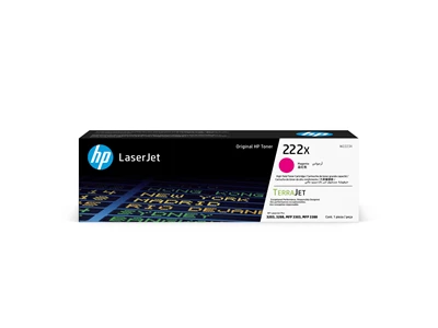 HP 222X 高容量洋紅色原廠碳粉盒 #w2223X