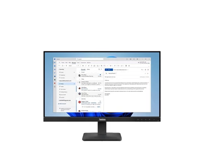 Lenovo ThinkVision s24-4e 24"(23.8",wide) iPS LED Panel w/VGA+HDMI ,Tilt #64b5KAR1MY