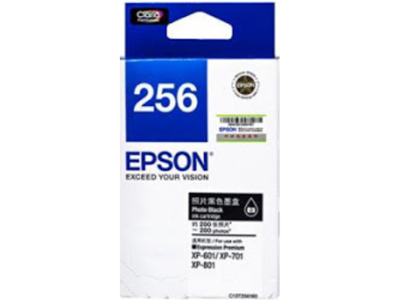 Epson 256 相片黑色原廠墨水盒 #C13T256180