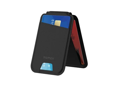 MOMAX  1-Wallet SR29 磁吸卡片套支架 (黑色) - #SR29D