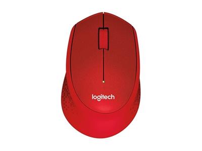 Logitech M331 Silent Plus Optical Cordless Mouse (Red)