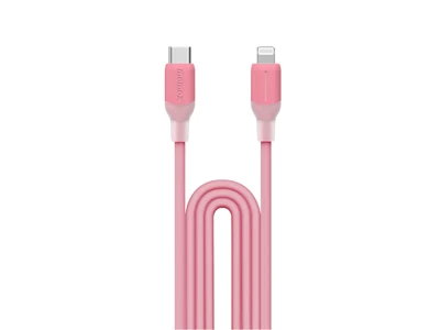 MOMAX 1-Link Flow CL 4ft/1.2metre Type-C to Lightning Usb Cable - MFi Certified (Pink) #DL53P