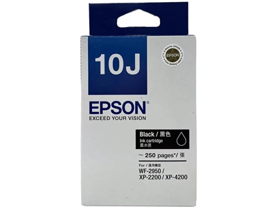 Epson 10J Black Ink Cartridge 黑色墨水匣 #C13T10J183
