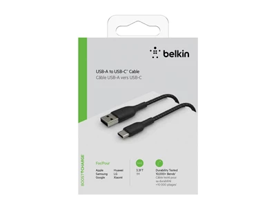 Wellent 偉倫 Belkin Boost Charge Braided USB-C to USB-A Cable