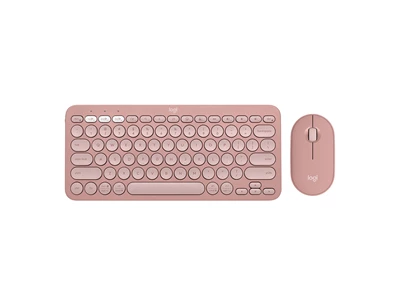 Logitech Pebble 2 Combo 無線纖薄鍵鼠套裝 (粉紅色) #920-012189