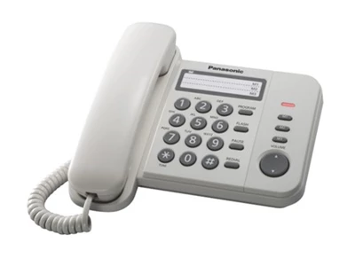 Panasonic KX-Ts580MX 2-Line LCD Corded Phone 免提通話 (White) #KX-Ts580MXw