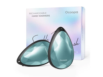 Ocoopa UT4 Rare 2000mAh Hand Warmer w/RGB light (Black Green) #UT3041-PK_PK