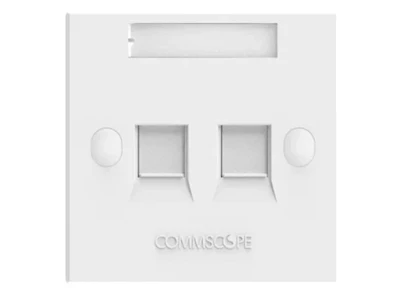 CommScope(AMP) 雙孔網線插座面板 #760249251