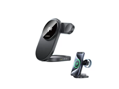 Capdase Q-Touch_Q2315 3in1(SmartPhone, Watch & Earphone) Magnetic Qi2 Wireless Charging Stand #DS00-QT003