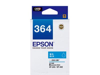 Epson 364 靛藍色原廠墨水盒 #T364283