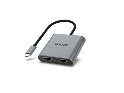 Unitek Usb-TypeC to HDMI x2 Adapter w/MST* #V1404B