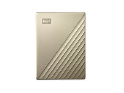 Western Digital MyPassport Ultra 4Tb (2.5") Ext.HDD - Usb3.2+Usb-C (Gold) #WDbFTM0040bgD