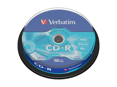 Verbatim 700Mb CDR Disc -10pc/pack #43437