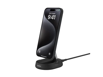 Belkin BoostCharge Pro Qi2 15W 折疊式磁性無線充電座 (黑色) #WiA008btBK