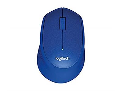 Logitech M331 Silent Plus Optical Cordless Mouse (Blue)