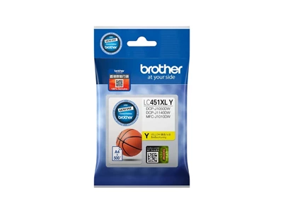 Brother LC451XL 高容量原廠黃色墨盒 #LC451XLY