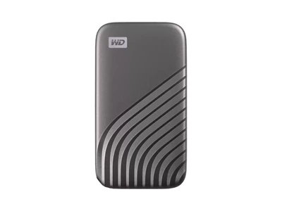 Western Digital MyPassport-SSD 2TB Ext.SSD - Usb3.2+TypeC w/Backup+Encrypt (Gray) #WDBAGF0020BGY-WESN