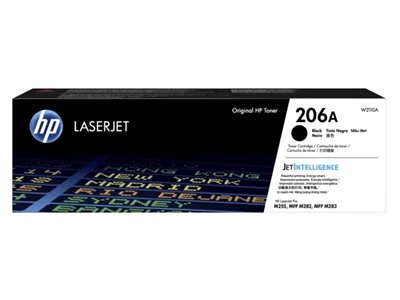 HP 206A Black Toner Cartridge #W2110a