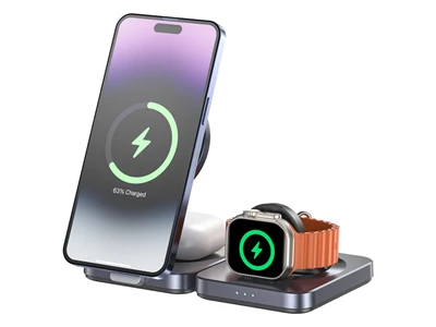 Unitek Qi2 3in1(iPhone, Watch & AirPods) Flexible & Portable Travel Wireless Charger #P1300AGY01