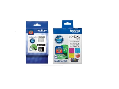 Brother LC462XL Cyan+Magneta+Yellow Ink Cartridge (High Capacity) #C462XL3PK