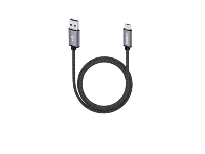 Capdase Metallic 3ft/1metre Usb-A to Usb-C Usb3.0 Cable (Space Grey) #HC00-59G1