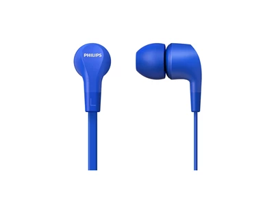Philips TAE1105 Stereo In-Earphone w/Mic 3.5mm (Blue) #TAE1105bL/00