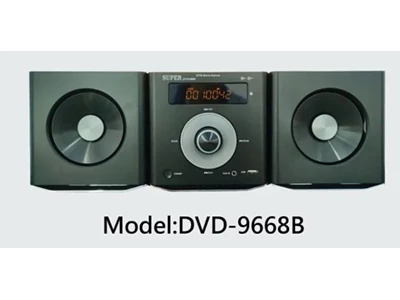 Super 藍牙組合音響喇叭 (黑色) #DVD-9668B