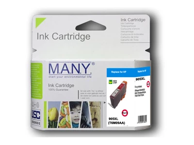 Many 905XL 高容量洋紅色代用墨水盒