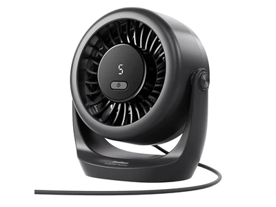 Diveblues TurboBreeze 桌上高速渦輪風扇 (黑色) #D5001-bK