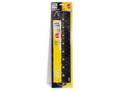 MEC RB-8 8Head Power Strip (3.6m Black) #422-386