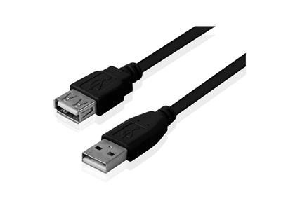 Choice USB 2.0 Extension Cable 1m 3ft (Black)