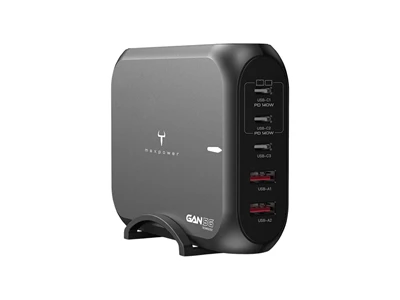 2TheMax TX1880s Desktop GaN Usb Charger (188W, 5port, PD, 2xUsb-A, 3xTypeC, Black) #D24454-Mb