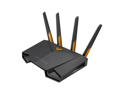 Asus TUF-AX4200 WiFi6 AX4200 DualBand Router 2.5G WAN w/4xGiga LAN 1xUsb3.2 (Black) #90ig07Q0-MFA100