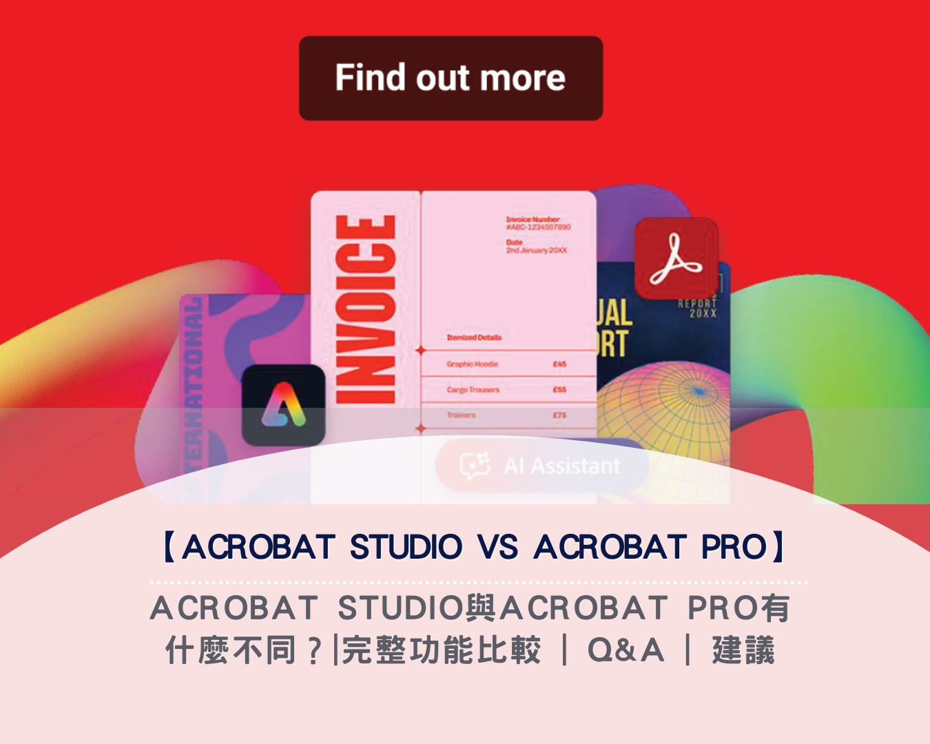 【Acrobat Studio vs Acrobat Pro 2026】Acrobat Studio與Acrobat Pro有什麼不同？|完整功能比較 | Q&A | 建議