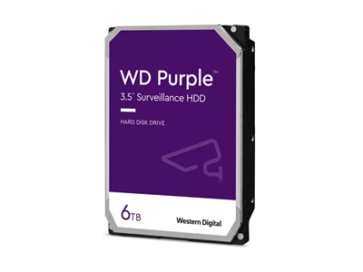 Wellent 偉倫| WD Purple-Edition 6Tb 3.5吋監控硬碟(256Mb 5400rpm