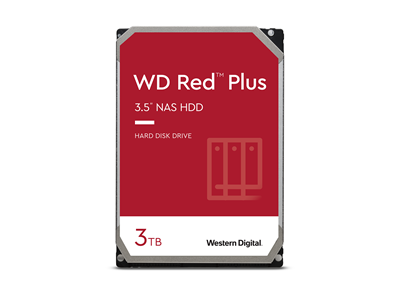 Wellent 偉倫| WD Red Plus 3Tb 3.5吋NAS 硬碟(128Mb 5400rpm SATA3