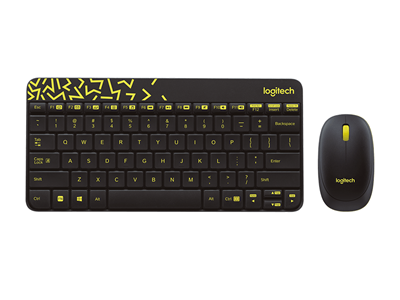 Logitech MK240 Nano 無線迷你滑鼠鍵盤組合 (黑色)