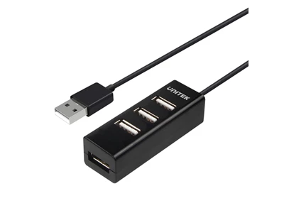 Unitek Y-2140 4-Port USB 2.0 Hubs (Black)