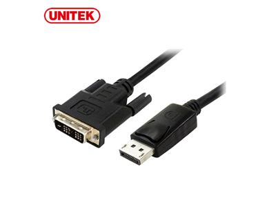 Unitek DisplayPort to DVI 轉接線 1.8米 6呎 #Y-5118bA