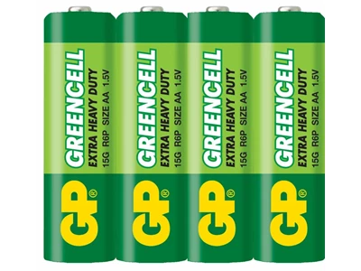 GP Greencell 2AA 1.5V 重量級碳性電池 (4粒裝) #GPPCC15KC249