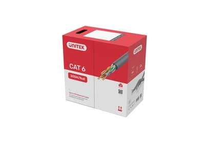 Unitek Cat.6 乙太網路線 305米 1000呎 #Y-C876AGY