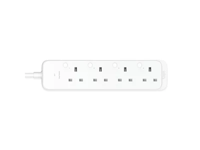 TP-Link Tapo P304M Smart WiFi 4.9ft/1.5metre 4Head 獨立開關 Power Extension Socket w/Surge Protector (White) #0184501113