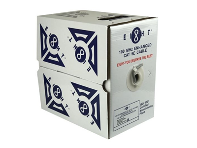 Eight C5EUsg Cat.5e Ethernet Cable 305m 1000ft (Grey)